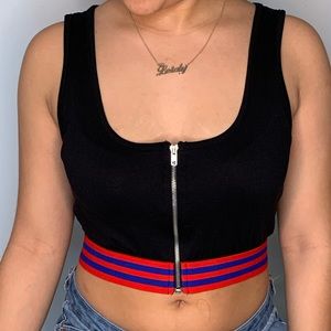 Crop Top with Zipper ✨